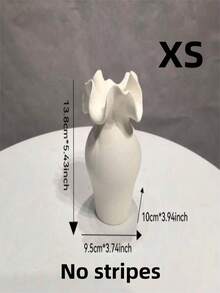 1 Bình gốm đẹp cao 20 cm, kích thước nhỏ, thích hợp để trên bàn làm việc, thích hợp để cắm hoa khô và hoa tươi, thiết kế bề mặt mờ nhám, thời trang và mới lạ, phong cách hiện đại, thích hợp cho người trẻ, trung niên và thanh niên - Màu be - Xem 15