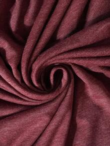 Rusticease Áo thun tay ngắn màu trơn cỡ lớn, thoải mái và thời trang để mặc hàng ngày, mùa hè, kỳ nghỉ, quà tặng cho mẹ, phong cách Bohemian, nghỉ xuân, tiệc tùng, đồng quê, mùa thu, mùa thu, mùa thu - Màu Đỏ Sâu - Xem 6