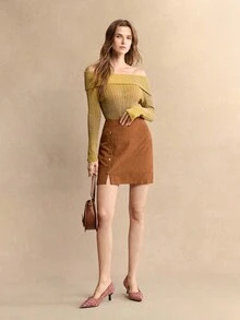 Rosivie Giày cao gót hở mũi cho nữ, màu đen, họa tiết chắp vá, thanh lịch khi đi làm, đi làm, giày trang trí khóa bên hông thời trang - Nhiều màu - Xem 2