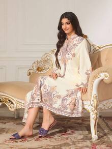 CUCCOO TILAWA Women's Rhinestone Decorated Casual Flat Slide Sandals