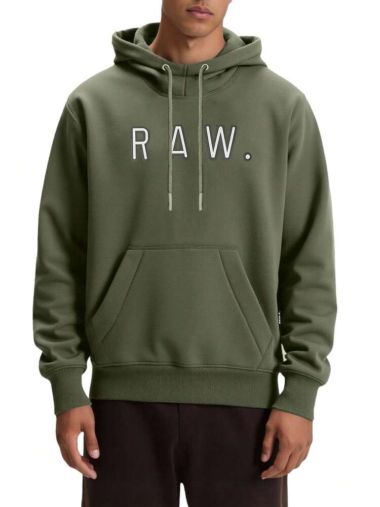 G-Star Vulcanic RAW Men's Hooded Sweater Green - Green - View 1