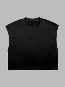 Manfinity Dauomo 2 pezzi/set Canotta casual di moda da uomo, adatta per l'estate