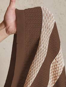 Manfinity Homme Áo thun dệt kim tay ngắn cổ polo kẻ sọc cho nam, mùa thu - Nhiều màu - Xem 6