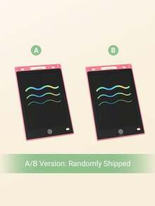 Teckwe 1 件液晶书写板涂鸦板玩具，彩色屏幕绘图板，可擦除和可重复使用的儿童手写板，适用于家庭学校教育和学习，适合男孩和女孩的儿童玩具，生日和返校礼物