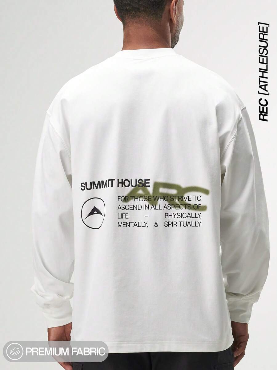 Áo tay dài Summit - trắng - Xem 1