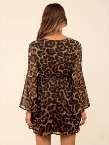 Coeurva Váy nữ in họa tiết da báo đi nghỉ mát - Nhiều màu - Xem 3