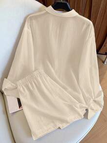 INAWLY Vintage Casual Loose 2 Pieces Set, Fashion & Versatile