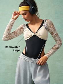 VARSIVA T-shirt de sport décontracté à couleurs contrastées pour femmes - Noir - Voir 10