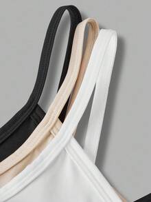 Bộ 3 áo bralette co giãn họa tiết chữ tối giản cho bé gái tuổi teen - Nhiều màu - Xem 6