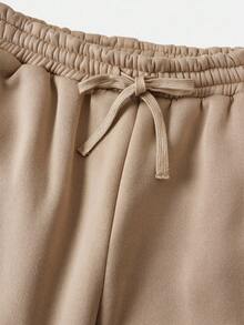 SHEIN Girlism TEENGIRL Gray Hooded Two Pieces Set, Zip-Up Hoodie And Relaxed Fit Pants, Collegiate Style Outfit, Suitable For Back To School, Street Wear Set Outfit For Women Girld Outfit Set Beige Clothes For Teen Girls Full Outfit Set Clothes Set Baige Clothes For Teen Girls