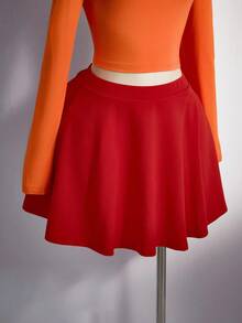 SHEIN ICON Trang phục Halloween cỡ lớn cho nữ, trang phục cosplay nhân vật Velma - Nhiều màu - Xem 7