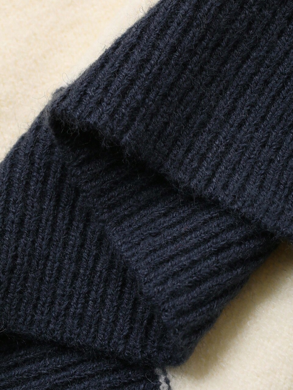 Women's Loose Casual Striped Contrast Color Half-Zip Sweater, Autumn/Winter