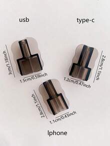 2/5/10 件装适用于 USB Type-C 数据线保护器，防裂防断线卷线器保护壳 - 彩色 - 查看 7