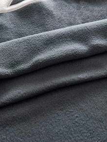 AXEPEAK 男士宽松针织长袖套头衫，秋冬 - 灰色 - 查看 6