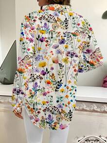 EMERY ROSE Áo sơ mi họa tiết hoa thường ngày dành cho nữ - Nhiều màu - Xem 2