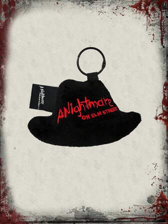 A Nightmare on Elm Street X ROMWE Letter Embroidered Hat, Unique Keychain Storage