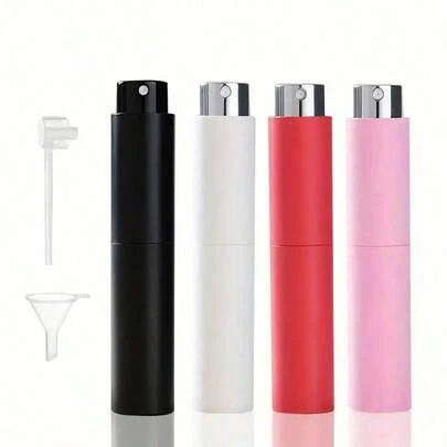 1 件 10ml 旅行香水喷雾器可再填充，迷你香水喷雾瓶，便携式旅行装喷雾瓶带漏斗，适合女孩、女士和妈妈返校的礼物