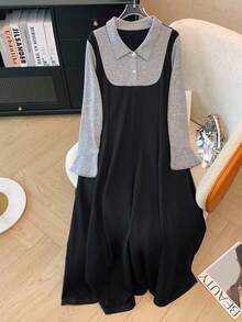 Franclia Women Midi Dresses - Black - View 1