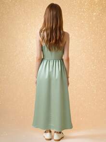 青春期女孩毕业典礼、合唱、主持、表演、钢琴、小提琴演奏、生日、公主裙、圣诞裙