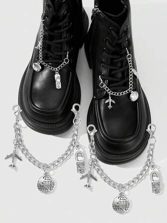 Grunge Punk Schuh Dekorationen