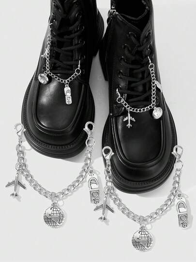 Grunge Punk Décorations de chaussures