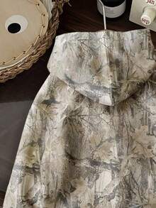 Attitoon Women's Casual Street Graphic Sweatshirt, Vintage Tree Branch & Leaf Print, Suitable For Autumn/Winter, Fall - Multicolor - View 7