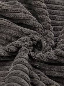 Boho Mama Pregnant Women's Striped Drop Shoulder Long Sleeve Single-Breasted Pocket Casual Regular Jacket Boho  Winter Clothes For Women - Grey - View 8