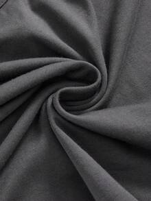 ROMWE Kawaii Cute Mini Korean Vintage Emoticon Star Heart Shy Kitty Y2K Camisole Tank Top For Women - Dark Grey - View 3