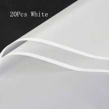 20pcs Solid Color Waterproof Matte Korean Paper Flower Wrapping Paper Gift Packaging Materials