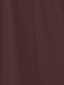 EMERY ROSE 优雅纯色双排扣斗篷大衣，秋冬 - 紫色 - 查看 7