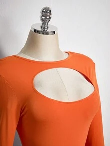 SHEIN ICON Trang phục Halloween cỡ lớn cho nữ, trang phục cosplay nhân vật Velma - Nhiều màu - Xem 8