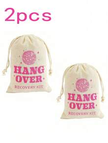 12pcs Hangover Gift Bag Loose Single Party Gift Drawstring Tool Bag Suitable For Wedding Bride Gifts, Hangover Survival Guests, Bridesmaids, Single Party Supplies,Christmas