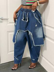 Slaydiva Quần Jeans Denim Thời Trang Nữ - Nhiều màu - Xem 4