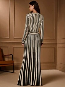 Lilora Đầm len dài tay thắt eo cho nữ, Thu/Đông, Công sở, Cổ điển, Tiệc tùng, Nghỉ dưỡng, Đi chơi, Phong cách quý tộc cổ điển, Quyến rũ, Dạ hội, Vũ hội, Ngày Valentine, Trang phục du lịch, Đi làm, Nhiều lớp, Hẹn hò, Tụ họp, Tối giản, Sinh nhật, Sự kiện trang trọng, Ibiza, Nashville, Nghỉ ngơi, Kín đáo, Sang trọng, Thường ngày, Mua sắm, Thời trang đường phố, Đi chơi, Gợi cảm, Cổ điển, Thời trang đường phố, Boho, Trang trọng, Phong cách những năm 2000, Thường ngày, Hippie, Cổ điển, Phong cách quý tộc cổ điển, Quần áo ấm áp mùa thu và mùa đông cho nữ - Nhiều màu - Xem 3