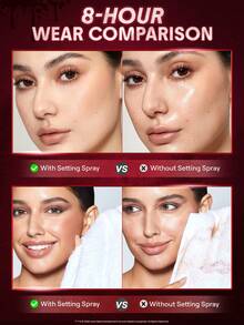 The Twilight Saga X SHEGLAM Forever Setting Spray Brand Beauty Makeup Face Paint Cosmetic For Women Girls Perfect For Fall Winter Ideal For Y2K Fancy Fashion Suitable For Birthday Christmas Present Party Ready Best Color