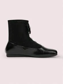 CUCCOO DOLLMOD Daphne Women's Black Ankle Boots For Autumn/Winter - Black - View 8
