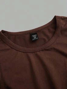 SHEIN EZwear 3件套女士休闲纯色加大码圆领吊带背心，适合夏季 - 彩色 - View 7