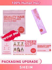 杰瑞卷发束带扣巴西真人发束 3 件套 6 英寸接发自然色