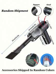 1 pieza Aspiradora de mano poderosa, pequeña, inalámbrica, con succión potente para limpieza del hogar, automóvil y escritorio, herramientas de jardín