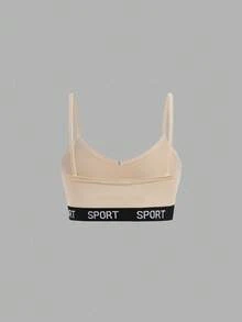Bộ 3 áo bralette co giãn họa tiết chữ tối giản cho bé gái tuổi teen - Nhiều màu - Xem 8
