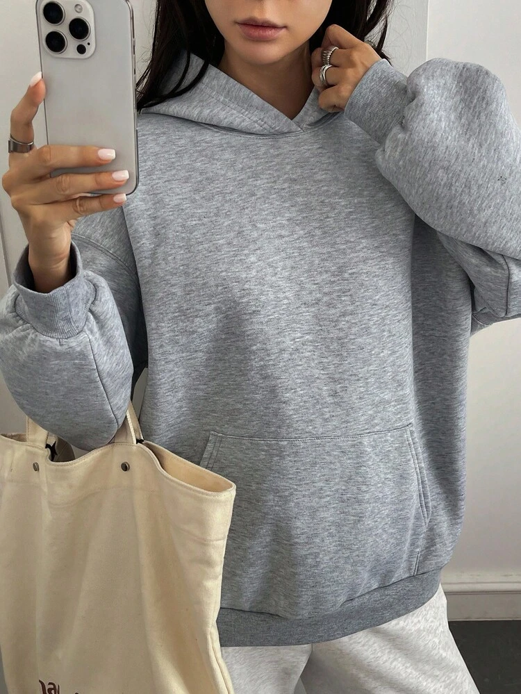 Women's Loose Letter Print Sweatshirt, Autumn Hoodies
