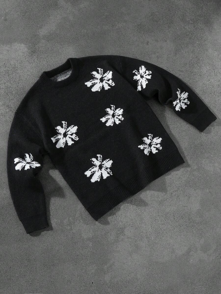 Manfinity Roghcode Manfinity Streetrush Men's Casual Floral Pattern ...