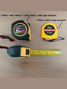 2M/5M Premium Steel Tape Measure, Custom Ruler, Precision Measuring Tool, Portable High Accuracy Metric/Imperial Ruler, Durable Scratch-Resistant Stainless Steel Retractable Ruler 5M/7.5M