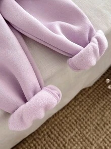 LMoss Kids 2件套女婴花卉针织羊毛圆领运动衫和紧身裤套装 - 彩色 - 查看 7