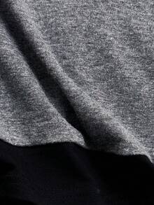 Attitoon Car & Slogan Graphic Cold Shoulder Tee - Multicolor - View 4