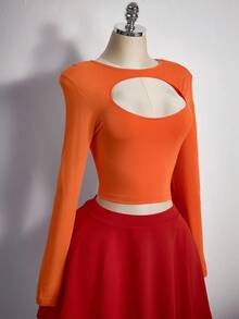 SHEIN ICON Trang phục Halloween cỡ lớn cho nữ, trang phục cosplay nhân vật Velma - Nhiều màu - Xem 6