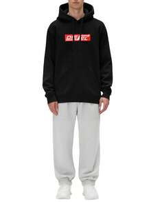 Diesel Men's Hoodies Lightweight Stretchy Soft Sports Outdoor Training A18981RIAJH-900 - 黑色 - 查看 3