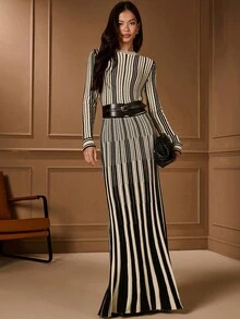 Lilora Đầm len dài tay thắt eo cho nữ, Thu/Đông, Công sở, Cổ điển, Tiệc tùng, Nghỉ dưỡng, Đi chơi, Phong cách quý tộc cổ điển, Quyến rũ, Dạ hội, Vũ hội, Ngày Valentine, Trang phục du lịch, Đi làm, Nhiều lớp, Hẹn hò, Tụ họp, Tối giản, Sinh nhật, Sự kiện trang trọng, Ibiza, Nashville, Nghỉ ngơi, Kín đáo, Sang trọng, Thường ngày, Mua sắm, Thời trang đường phố, Đi chơi, Gợi cảm, Cổ điển, Thời trang đường phố, Boho, Trang trọng, Phong cách những năm 2000, Thường ngày, Hippie, Cổ điển, Phong cách quý tộc cổ điển, Quần áo ấm áp mùa thu và mùa đông cho nữ - Nhiều màu - Xem 7