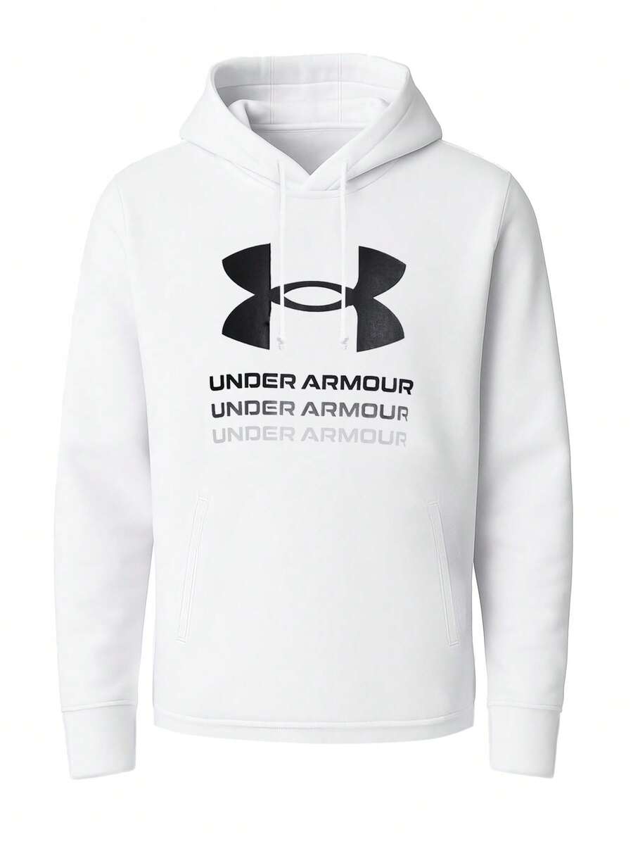 Under Armour Rival Terry Graphic Men's Sports Sweatshirt White - White - View 1