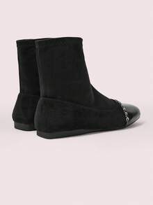 CUCCOO DOLLMOD Daphne Women Black Short Boots, Ankle Boots, Boots For Autumn/Winter - Black - View 9